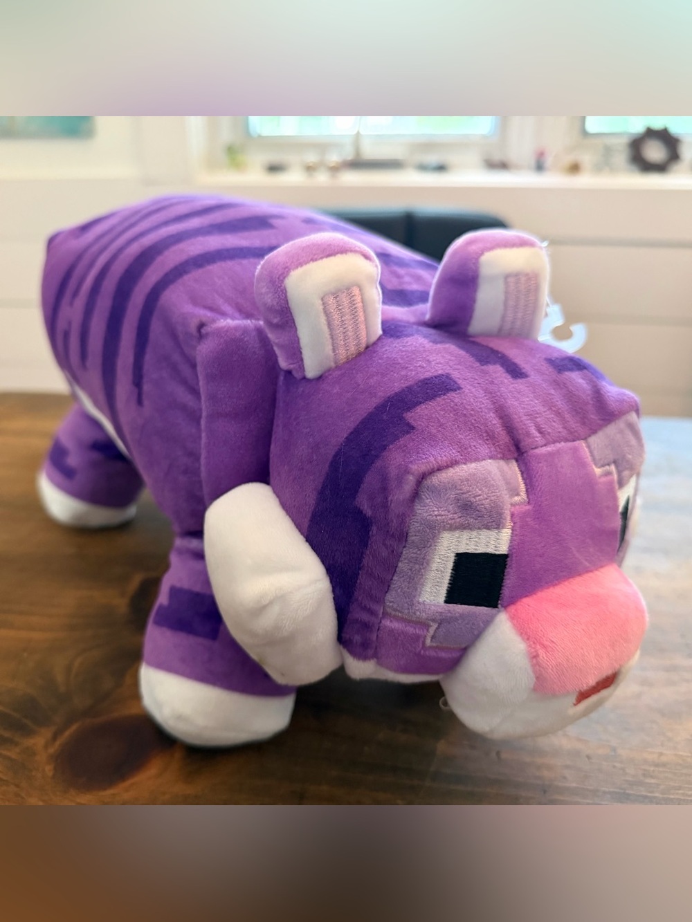 Minecraft Legends Purple Tiger Pillow Buddy